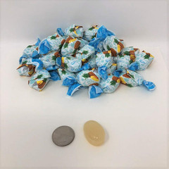 Pineapple Filled Fruit Bon Bons 2 Pounds Bulk Pineapple Hard Candy