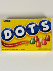 Dots Assorted Fruit Flavored Gumdrops 6.5 oz Theater Box Candy
