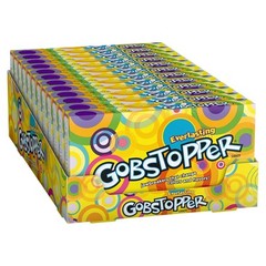 Wonka Everlasting Gobstopper, Candy, Jawbreaker 5 5 Ounce (Pack of 12)