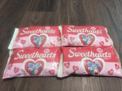 4X Sweethearts Conversation Hearts Candy 10.5oz Retro Bag Valentine (BB 11-2028)