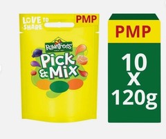 Rowntrees Pick and Mix Sweets Sharing Pouch Pack of 10 x120G Perfect For Sharing