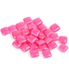 Bayside Candy Chiclets – Chewing Gum – Pink Chiclets, 3LB