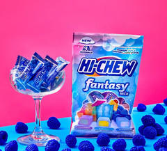 Hi Chew Candy Fantasy Mix – Rainbow Sherbet, Blue Hawaii, and Blue Raspberry 3oz