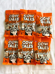 6x Goetze’s Cow Tales Minis original caramel creams candy 4 oz