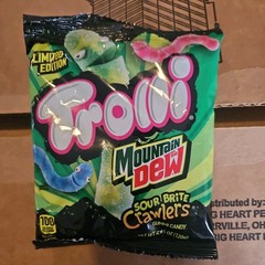 BRAND NEW Trolli Mountain Dew Sour Brite LOT OF 2
