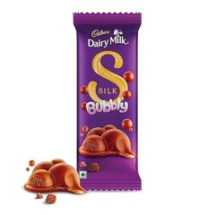 Cadbury Dairy Milk Silk Bubbly Chocolate Bar, 112 Grams | Pack of 5