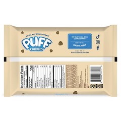 Puff Chocolate Chip Cookies Ready-To-Eat Soft Baked Cookies Loaded W/ Chocolate