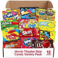 Movie Theater Candy Variety Pack – Easter Candy Box of Milk Chocolate, Hard C…