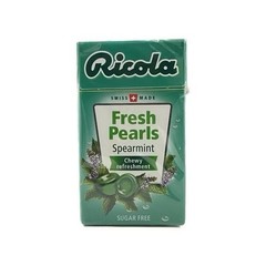 10 X 25g Ricola Fresh Pearls Herbal Sugar Free Spearmint Chewy Refreshment