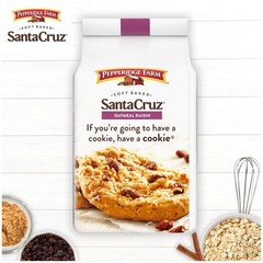 Pepperidge Farm Santa Cruz Soft Baked Oatmeal 8.6 Ounce (Pack of 1), brown