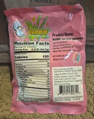 Nabbie Gel Free Swedish Gummies Mixed Berry 90g