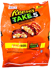Reese’s Take 5 Chocolate Candy Snack Size Bag 37 Oz EXP 12/2026