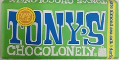 2x Tony’s Chocolonely Dark Chocolate Almond Sea Salt 6.35 oz Candy Bar – 2 PACK