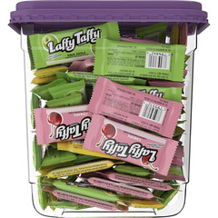 Laffy Taffy Candy, Assorted Fruit Flavored Taffy Candy, Sour Apple, Cherry, Stra