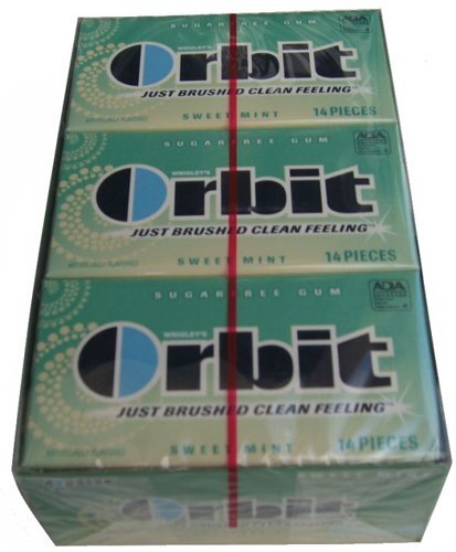Wrigleys Orbit Sweet Mint, 14Count (Pack of 12)