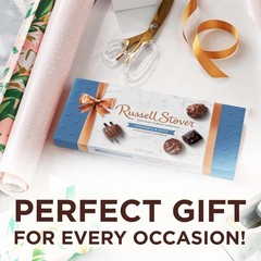 Russell Stover Caramel & Nuts Milk & Dark Chocolate Gift Box 9.4oz Mother’s Day