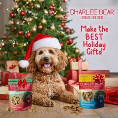 Charlee Bear Original Crunch with Liver Dog Treats 6oz 3-PK USA Natural