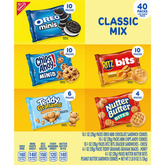 Nabisco Classic Mix Cookie & Cracker, Variety Pack, 40 pk.