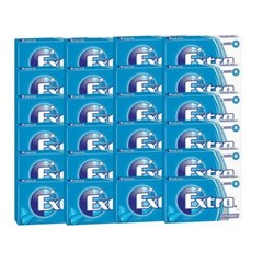 24 x 27g pack Wrigleys Extra Peppermint Sugarfree Chewing Gum Fresh Mint Breath