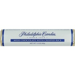 Philadelphia Candies Milk Chocolate with Crisped Rice Bar 1.5 Ounce, Set of 30