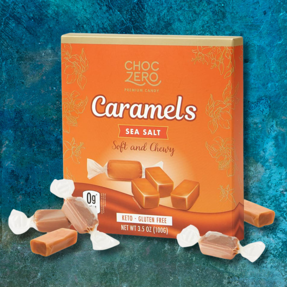 Caramels, Sea Salt, 9 oz (255 g)