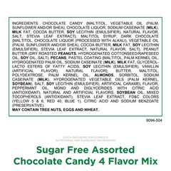 Russell Stover Sugar-Free, 4 Flavor Mix, Bulk Chocolate Candy Bars (1 Pound)