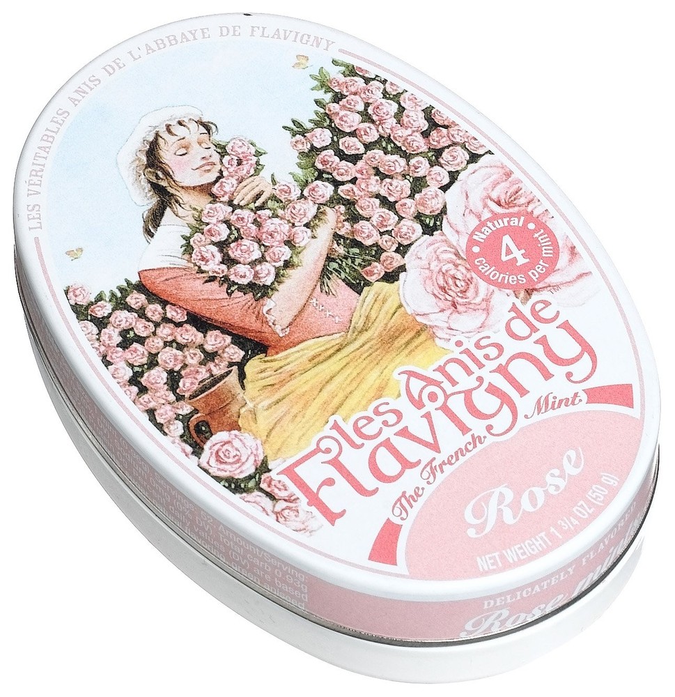 Les Anis De Flavigny Rose French Mints 1.75Oz Pack Of 1 Grocery Candy