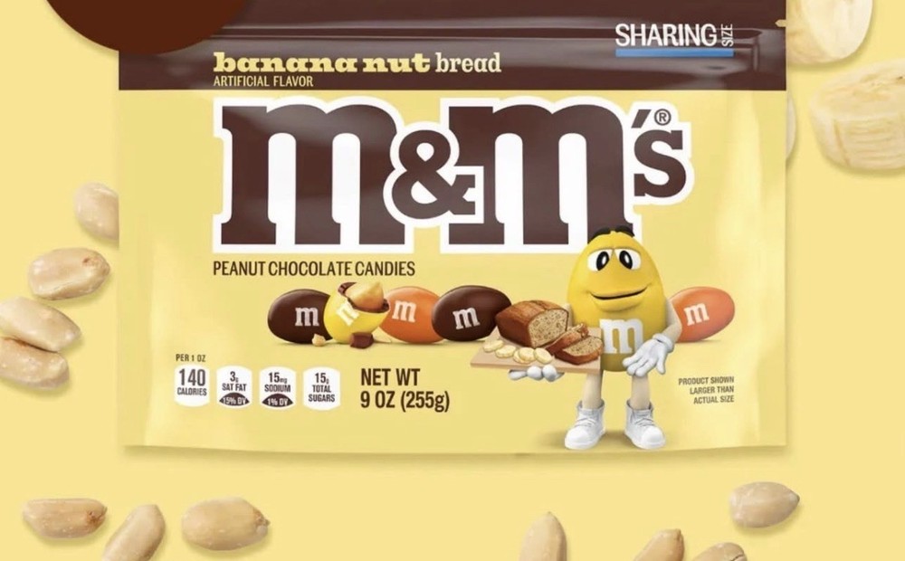 NEW M&M’s Banana Nut bread M&M’s Sharing Size Brand New limited Edition Fastship