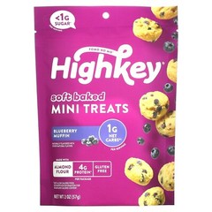 Soft Baked Mini Treats, Blueberry Muffin, 2 oz (57 g)