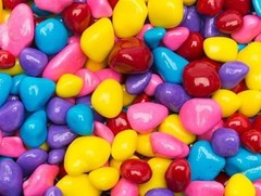 FRUITY CANDY BITS PIECES BUBBLE GUM-BULK VALUE POUND BAG PICK YOUR CRAVING NOW