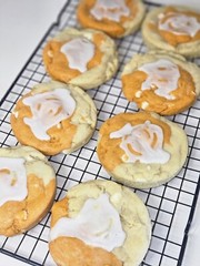 Handmade Orange Creamsicle Cookie, Giant Cookies, Soft Baked Cookies, Fresh Bake