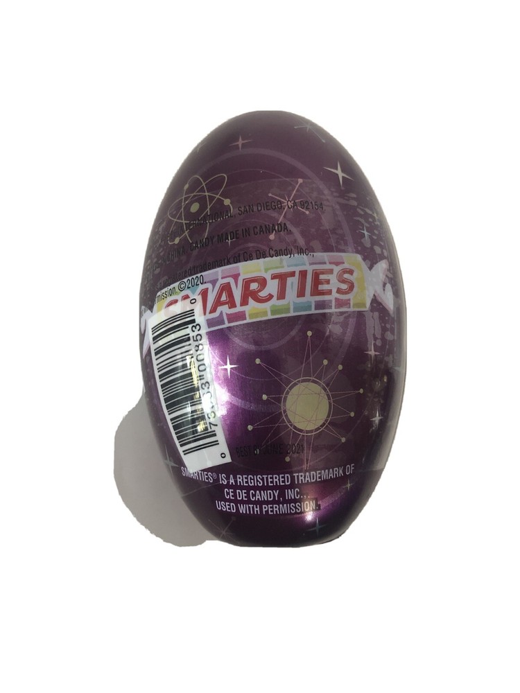 New SMARTIES purple Tin Egg. BRAND NEW-SHIPS N 24
