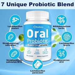 Oral Probiotics for Mouth Bad Breath for Adults 11 Billion CFU Best Breath Oral