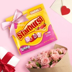 STARBURST FaveREDS Fruit Chews Candy, Chewy 15.6 Ounce (Pack of 1), Red,Pink