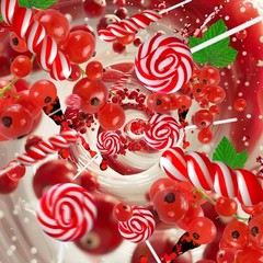 Gourmet 32-Pack Red & White Twisty Swirl Lollipops – Perfect for Any Celebration