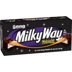 Dark Chocolate Candy Bars – Midnight Dark, Full Size 1.76 oz, Bulk Pack of 24
