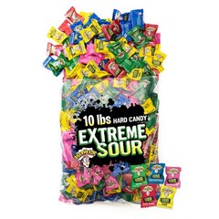 Extreme Sour Hard Candy – Sour Apple, Black Cherry, Blue Raspberry & Lemon – 10