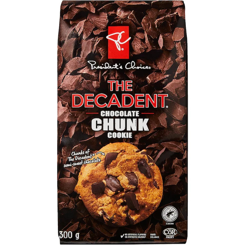 12 x President’s Choice Chocolate Chunk Cookie 300 g. / 10.6 oz.