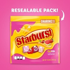 STARBURST FaveReds Fruit Chews Chewy Candy Sharing Size 15.6 oz