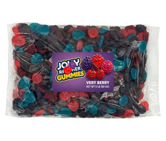 Very Berry Gummy Candy – Jolly R. – 5 LB Extra-Large Bulk Bag, Chewy Mixed Berry