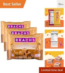 Milk Maid Caramels, Halloween Candy, 10 oz Bag Pack of 3
