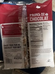 La Boulangere Pains Au Chocolat, Chocolate Croissants, Individually Wrapped, Non