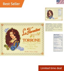 Exquisite 18-Piece Torrone Assortment Box – Italian Nougat Sweets 7.62oz