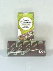 Oasis Treasures 75g Pistachio Cream Filled Dubai Chocolate Bar *Pick Amount*