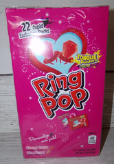 Ring Pop Wearable Candy Cherry Craze, Strawberry, 0.35 oz, 22 ct EXP 10/26/27
