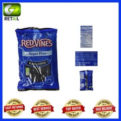 Delicious Sugar-Free Black Licorice Twists – 5oz Fat-Free Jelly Candy