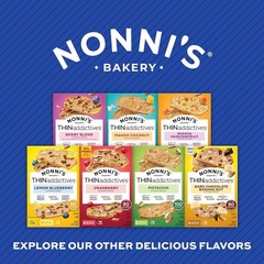 Cranberry Almond Nut Cookies – Crunchy & Chewy Crisps, 108 Cookies, 6 Boxes