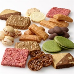 Rokkatei Circle Triangle Square Biscuit 9 type 88 pieces F/S From Japan Hokkaido