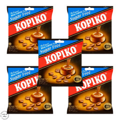 New KOPIKO Sugar Free Coffee Hard Candy 75g – The Original Real Coffee x 5 Packs
