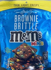 Sheila G’s Brownie Brittle M&M’s Minis Cookie Snack Thins 4 oz Bag